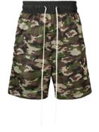 Daniel Patrick Camouflage Sports Shorts - Green
