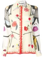 Ermanno Scervino Patch-work Print Shirt - Yellow