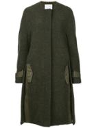 Dion Lee Boucle Coat - Green