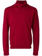 Maison Margiela Roll Neck Sweater - Red