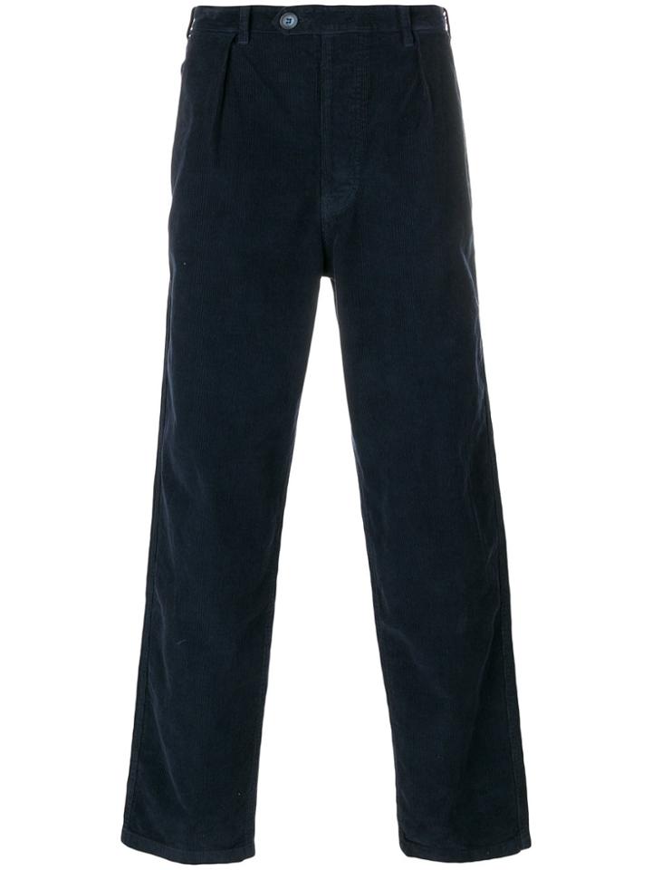 Bleu De Paname Suedois Corduroy Trousers - Blue