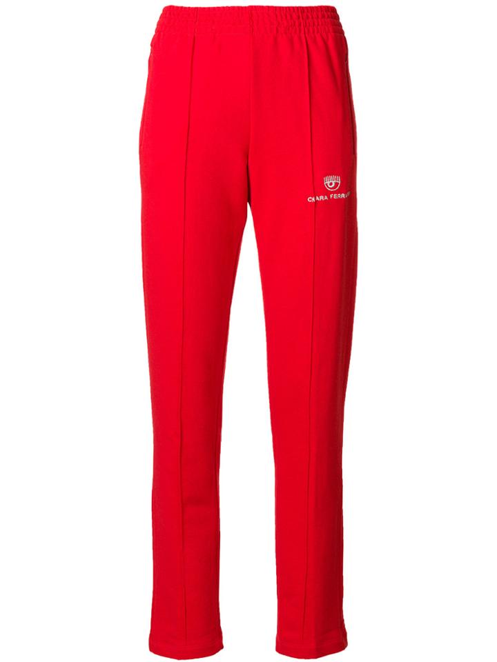 Chiara Ferragni Active Track Trousers - Red