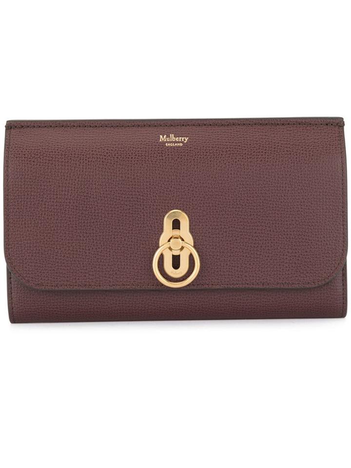 Mulberry Amberley Long Wallet - Red