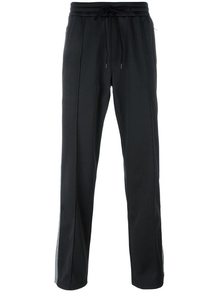 Très Bien 'ribbon' Track Pants, Men's, Size: 50, Black, Polyester