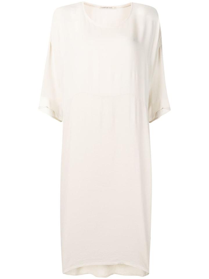 Transit Oversized Shift Dress - White