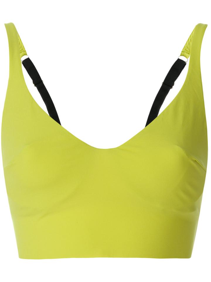 Elisabetta Franchi Double Strap Sport Top - Green