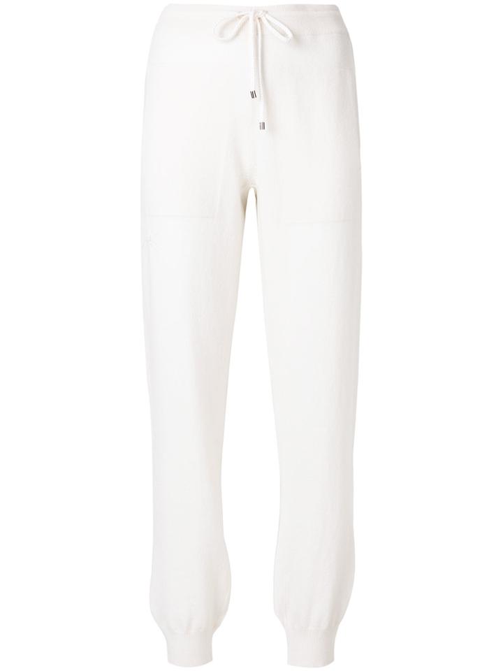 Barrie Sheer Track Pants - White