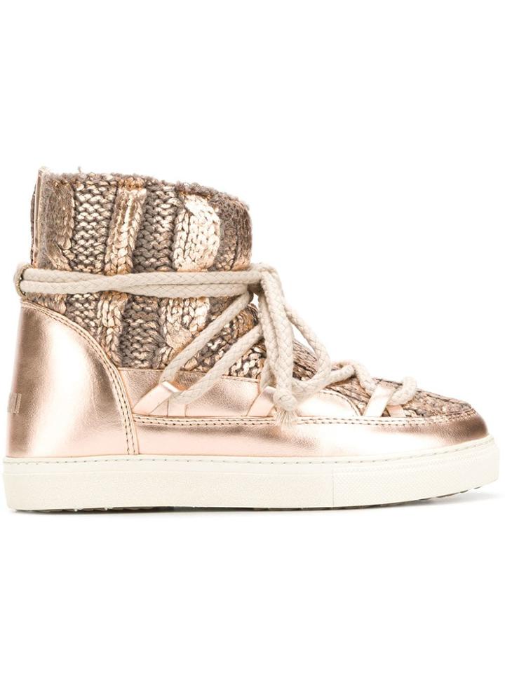 Inuikii Metallic Winter Boots - Pink