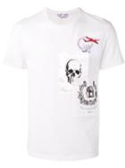 Alexander Mcqueen - Patch Print T-shirt - Men - Cotton - S, White, Cotton