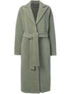 Gianluca Capannolo Belted Single-breasted Coat - Green