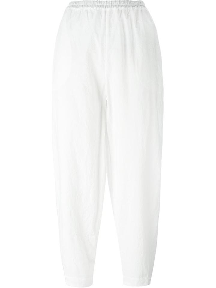 Toogood Wide-leg Trousers, Women's, Size: 0, White, Cotton