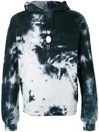 Alexander Wang - Classic Black Tie Dye Hoodie - Men - Cotton - 48, White, Cotton