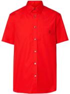 Burberry Monogram Motif Short-sleeve Shirt - Red