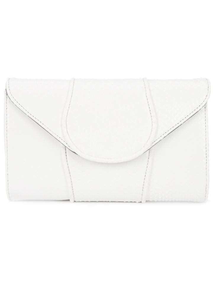 Khirma Eliazov Envelope Clutch - White