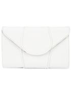 Khirma Eliazov Envelope Clutch - White