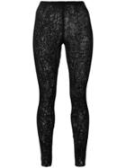 Serien&deg;umerica Open Knit Leggings - Black