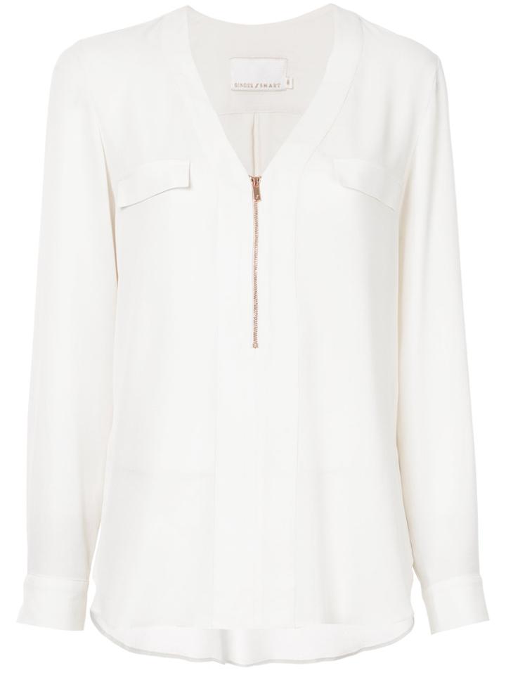 Ginger & Smart Secret Vice Blouse - Nude & Neutrals