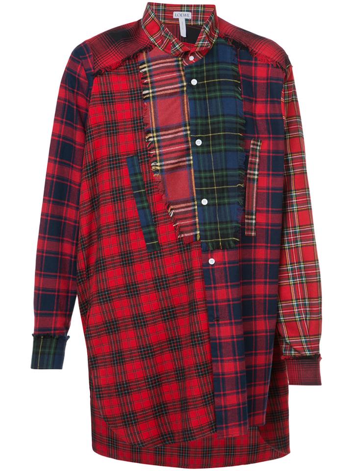 Loewe Checked Shirt - Red