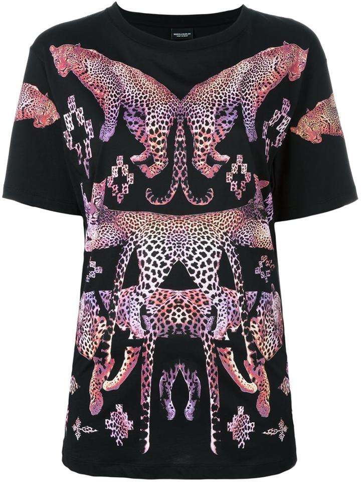 Marcelo Burlon County Of Milan 'muriel' T-shirt, Women's, Size: Xs, Black, Cotton