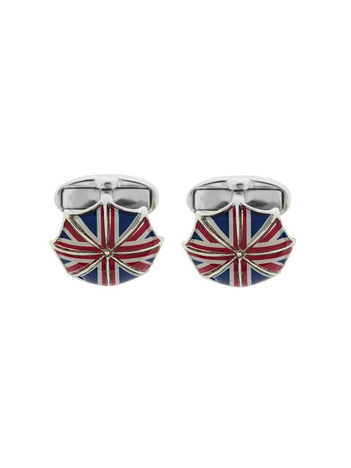 Paul Smith Union Jack Umbrella Cufflinks - Metallic