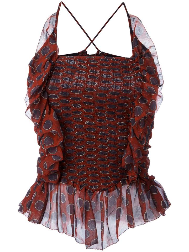 Isabel Marant Étoile Bowen Top, Women's, Size: 36, Red, Silk/viscose