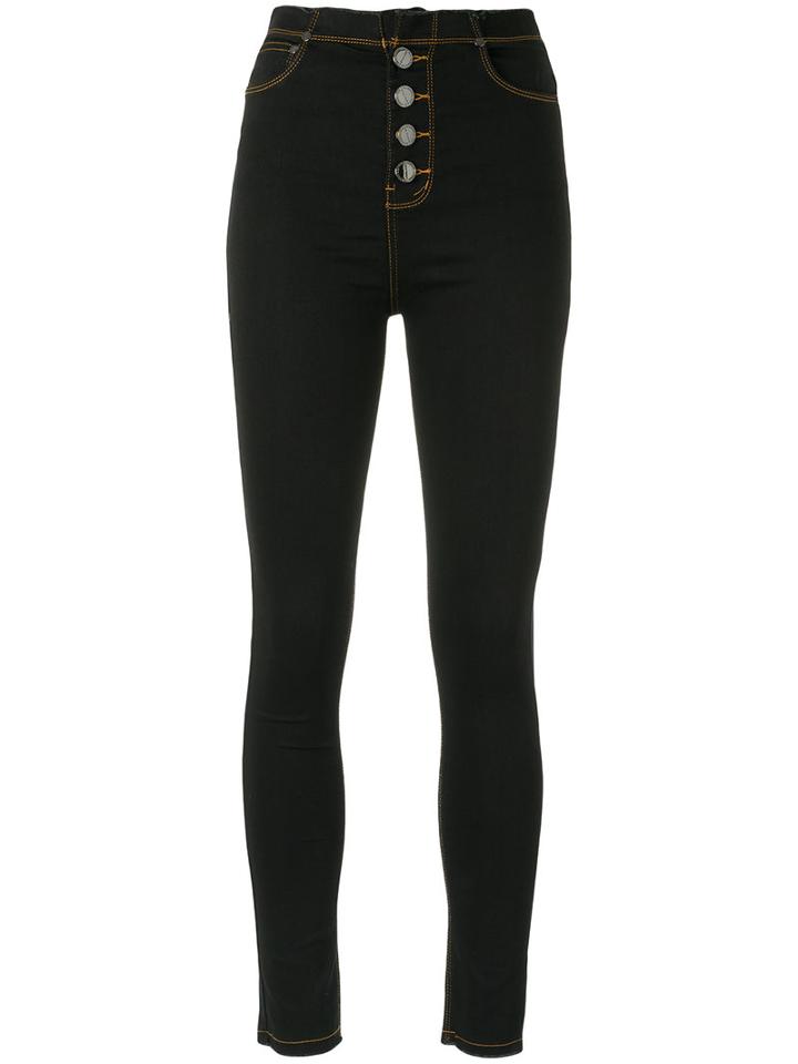 Lilly Sarti - High Waisted Skinny Jeans - Women - Cotton/spandex/elastane - 42, Blue, Cotton/spandex/elastane