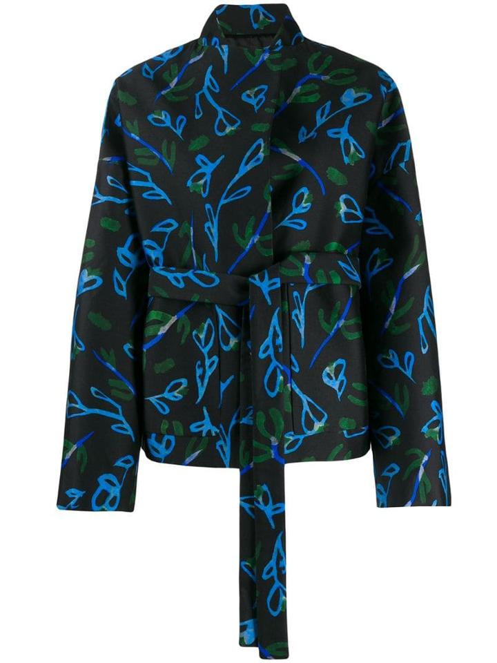 Christian Wijnants Caspir Floral Print Jacket - Black