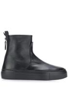 Agl Rear Zip Boots - Black