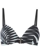 La Perla 'op-art' Bikini Top, Women's, Size: 36b, Black, Nylon/polyamide/spandex/elastane