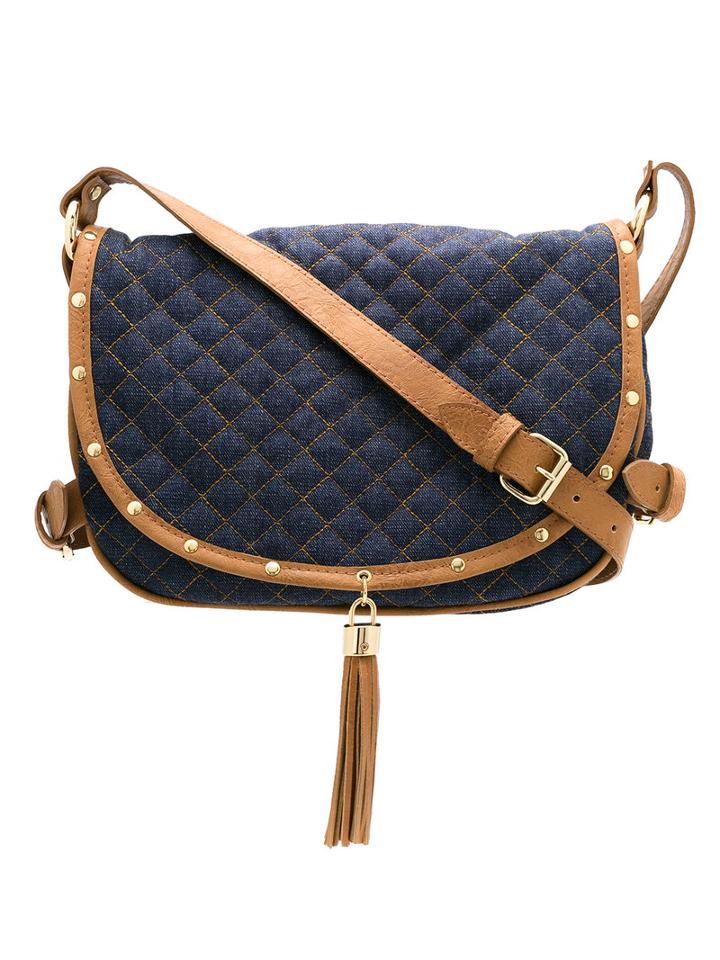 Xaa - Denim Shoulder Bag - Women - Cotton/leather - One Size, Women's, Blue, Cotton/leather