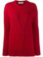 Valentino Vlogo Sweater - Red
