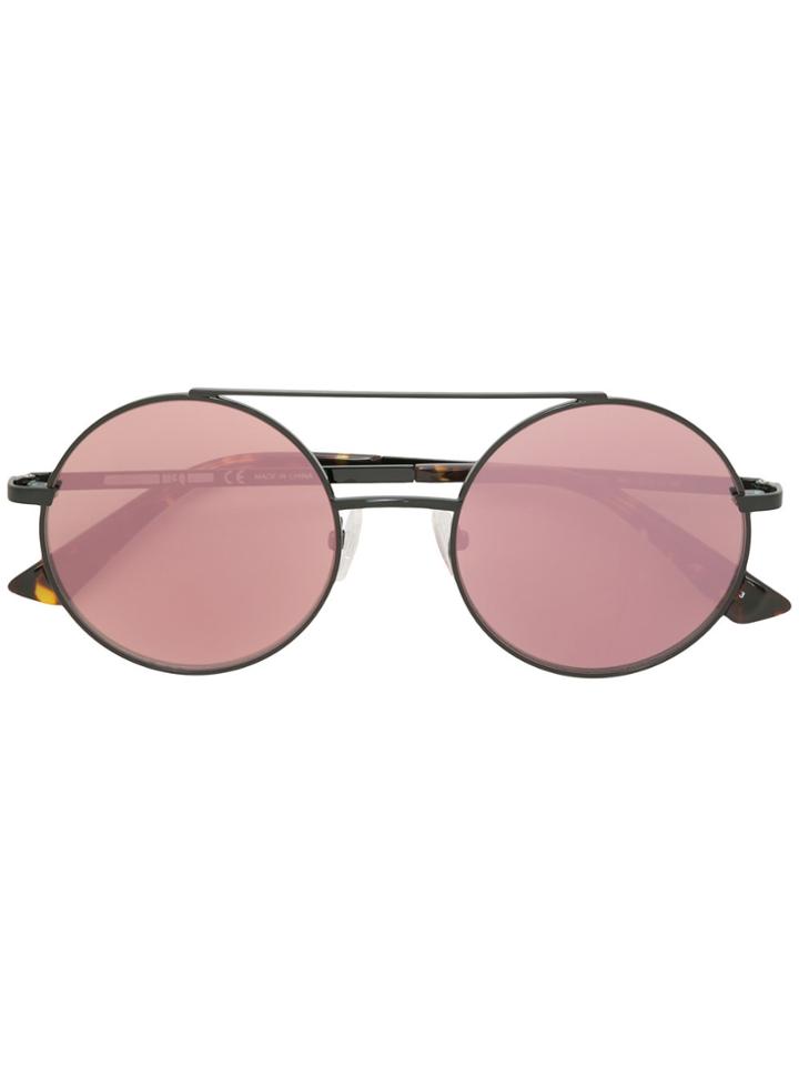Mcq By Alexander Mcqueen Eyewear Round Frame Sunglasses - Black
