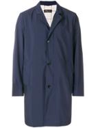 Loro Piana Boxy Buttoned Coat - Blue