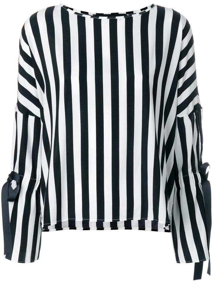 Federica Tosi Striped Blouse - Black
