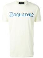 Dsquared2 Vintage Logo T-shirt, Men's, Size: Medium, Yellow/orange, Cotton