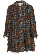 Golden Goose Melange Knitted Coat - Grey