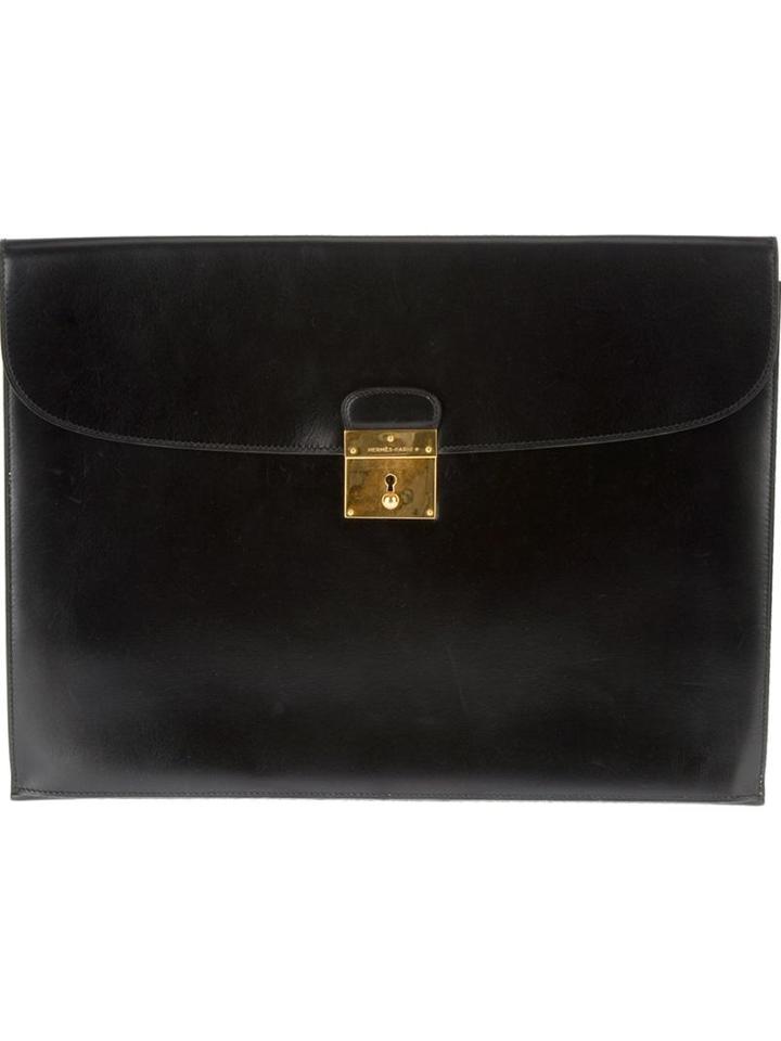 Hermes Vintage Leather Clutch