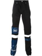 Hood By Air Logo Printed Jeans, Men's, Size: 30, Black, Cotton