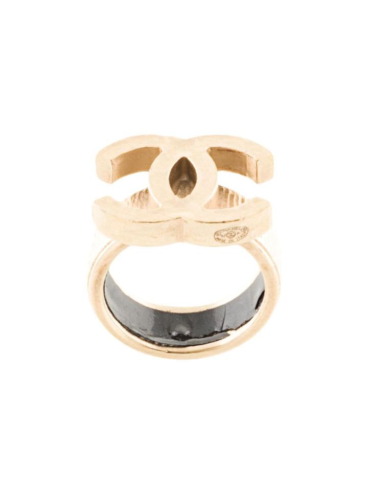 Chanel Pre-owned Logos Ring - Gold