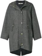 Odeeh Detachable Hood Coat - Grey