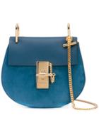 Chloé - 'drew' Bag - Women - Calf Leather - One Size, Blue, Calf Leather