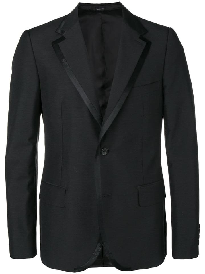 Alexander Mcqueen Classic Tailored Suit Jacket - Black