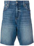 Calvin Klein Jeans Frayed Edges Denim Shorts - Blue
