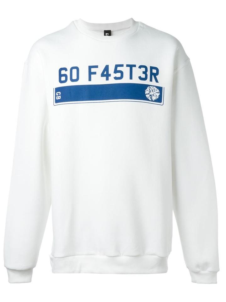 Liam Hodges '60 F45t3r' Sweatshirt, Men's, Size: Small, White, Cotton