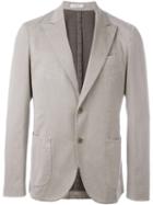 Boglioli Patch Pocket Blazer, Men's, Size: 52, Nude/neutrals, Cotton/silk/cupro