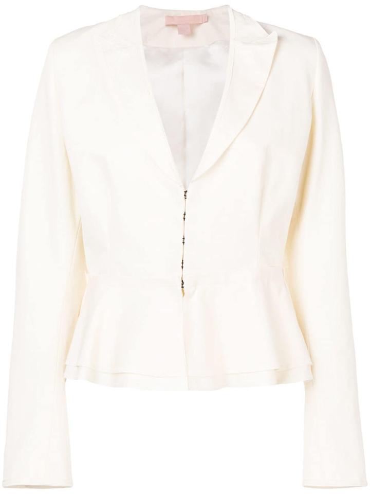 Brock Collection Fitted Antique-style Blazer - Neutrals