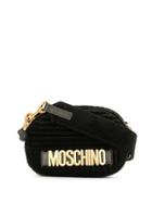 Moschino Velvet Belt Bag - Black
