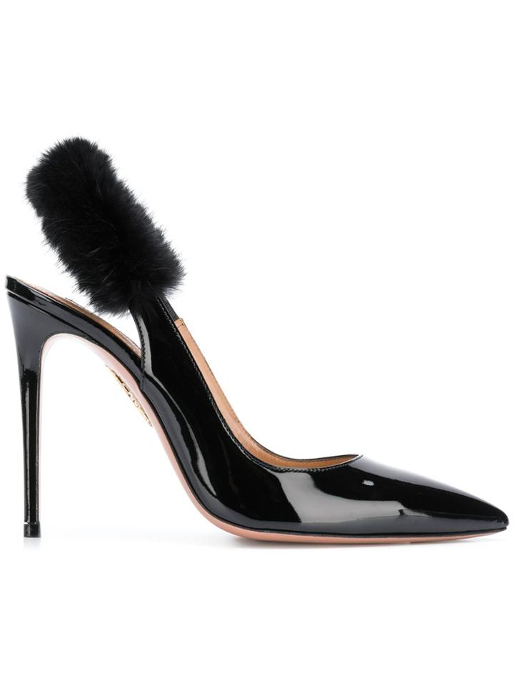 Aquazzura Aquazzura Ladhiglopmi 0 Furs & Skins->calf Leather - Black