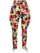 Chanel Pre-owned Floral Tailored Trousers - Multicolour
