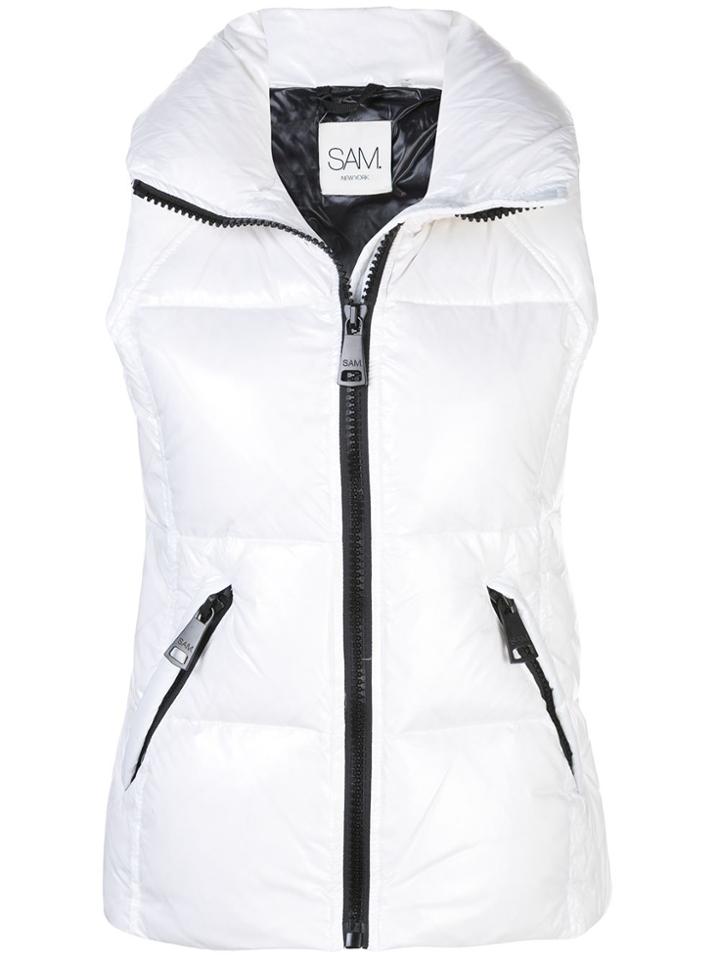 Sam. Freedom Gilet - White